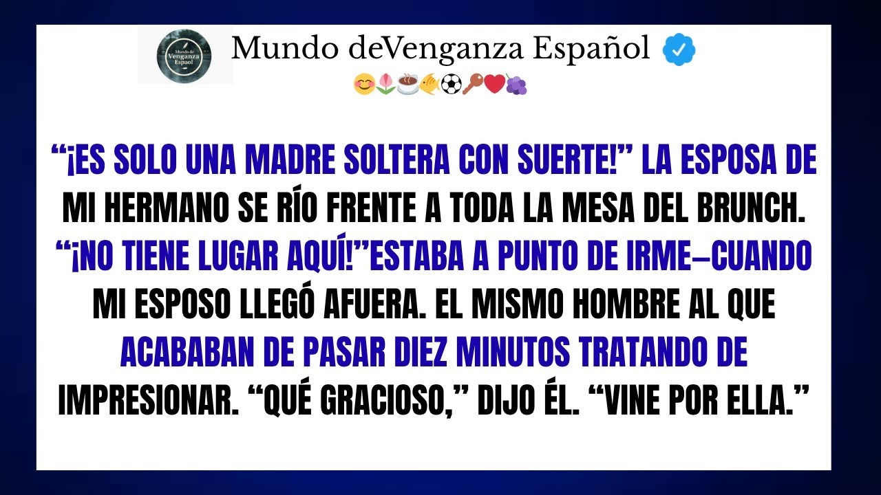 Mi Familia No Me Dejó Sentarme En El Brunch Familiar, Pero Cuando Llegó Mi Esposo, Ellos…