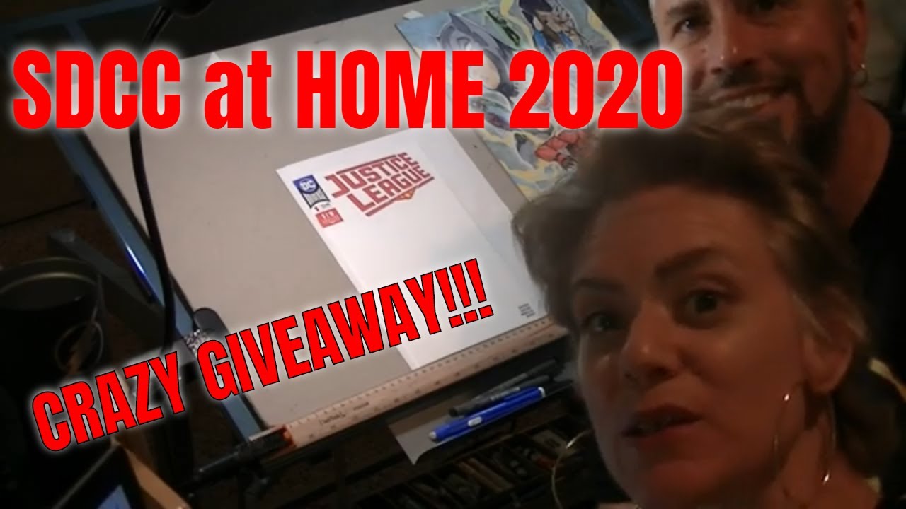 Comic Con at Home 2020 Live Art Drawing Part 1- Artist - EEKNation