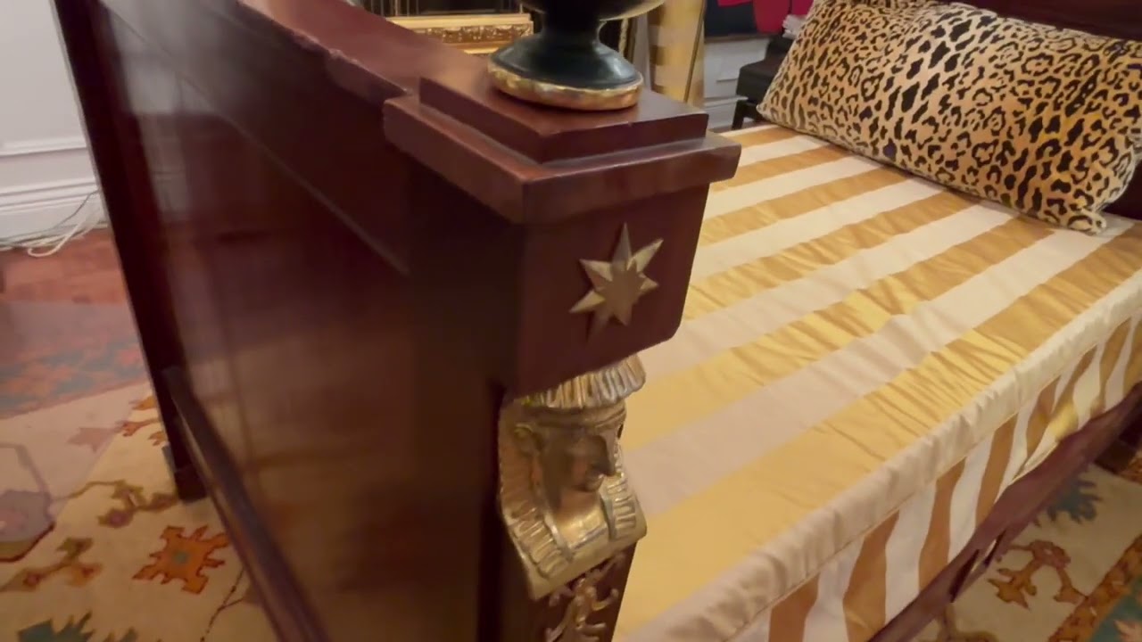ThreeCenturiesAntiques Vancouver:: A Classic French Empire Mahogany Day Bed After Thomire