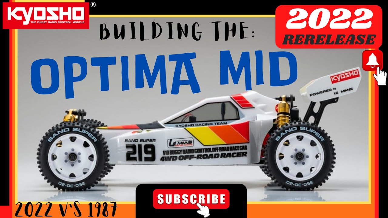 KYOSHO OPTIMA MID 2022 RERELEASE VINTAGE 4WD - HOW TO BUILD