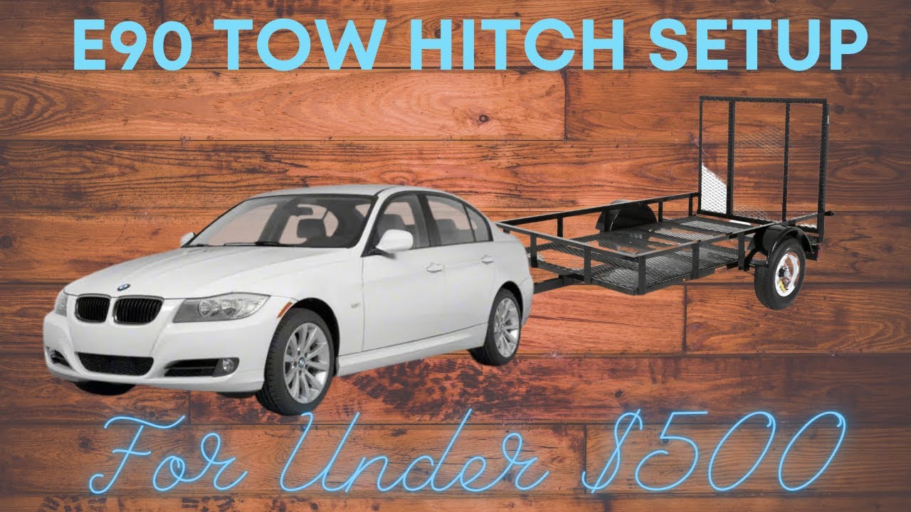 BMW E90 Sedan Tow Hitch Setup