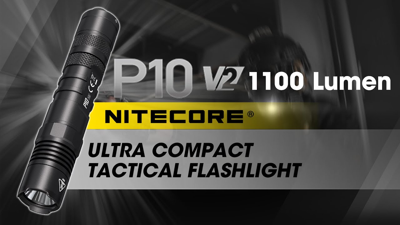 NITECORE P10 v2 1100 Lumen Compact Tactical Flashlight