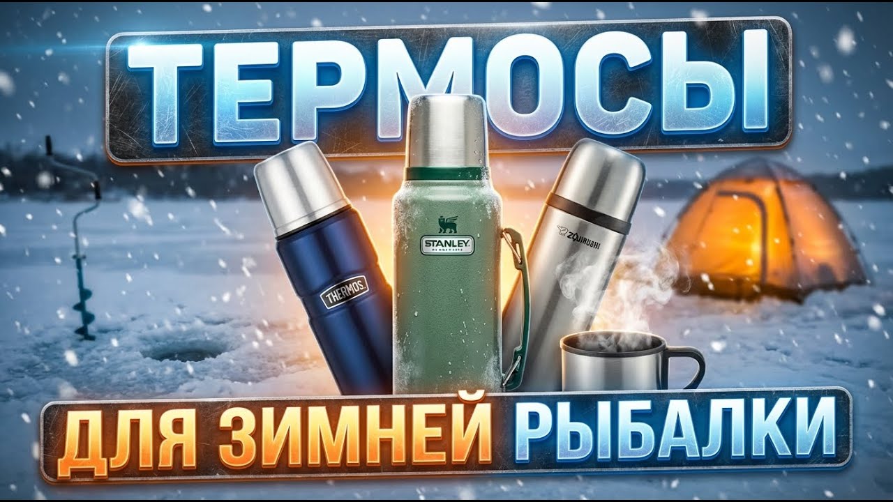 🔥Лучшие ТЕРМОСЫ для зимней рыбалки 2025❄Топ-5 термосов для мороза и сохранения тепла. Рейтинг