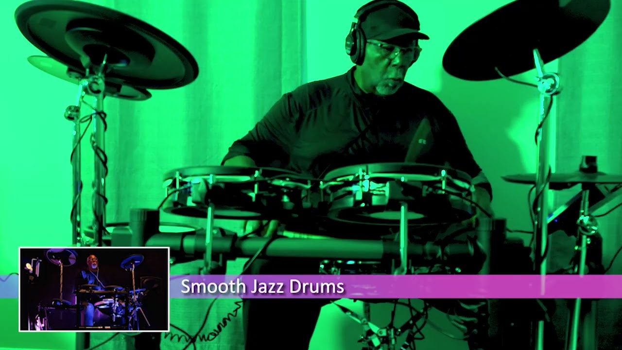 Smooth Jazz Drum Cover... MIDNIGHT IN MANHATTAN, Peter White