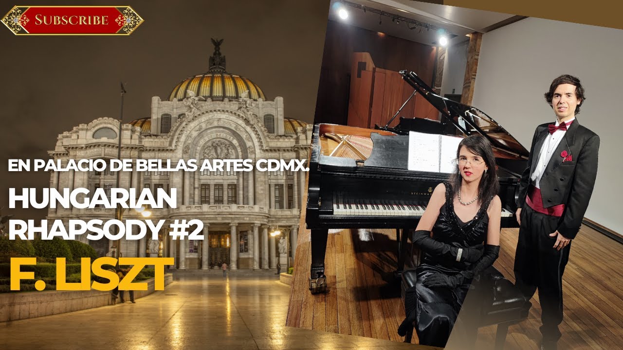 Franz Liszt  - Hungarian Rhapsody #.2  Performed  by Omar & Ivanna Gutiérrez, arr. for two pianos.