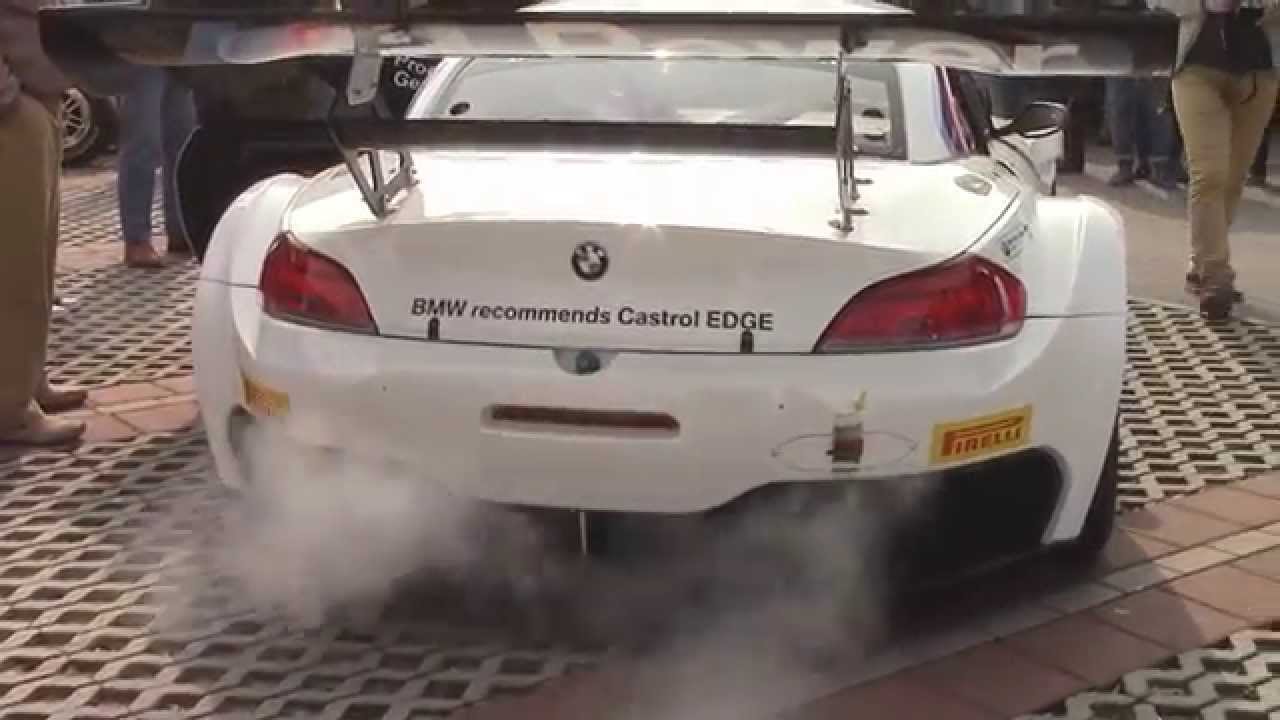 BMW Z4 GT3 Zanardi's car Start up Amazing Sound!
