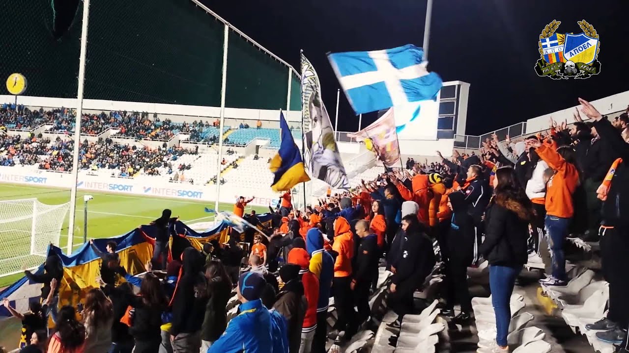 APOEL ULTRAS vs apollon (Είσοδος των ΠΟΡΤΟΚΑΛΟΙ) • 5.12.2015
