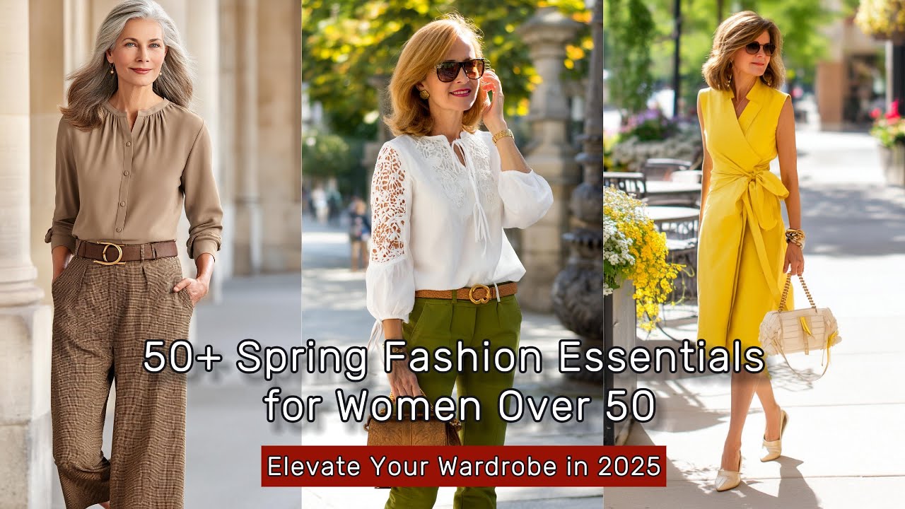 50+ Spring Fashion Essentials for Women Over 50: Elevate Your Wardrobe in 2025