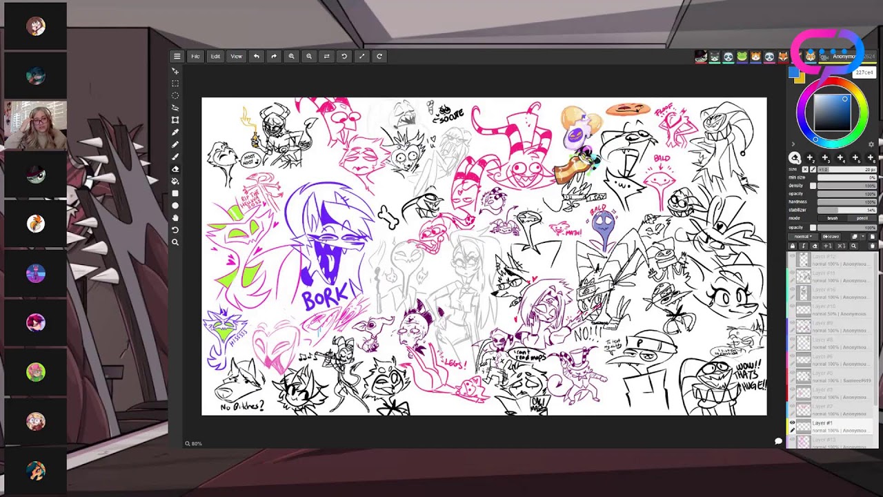 Spindlehorse Artist Spotlight & Drawpile