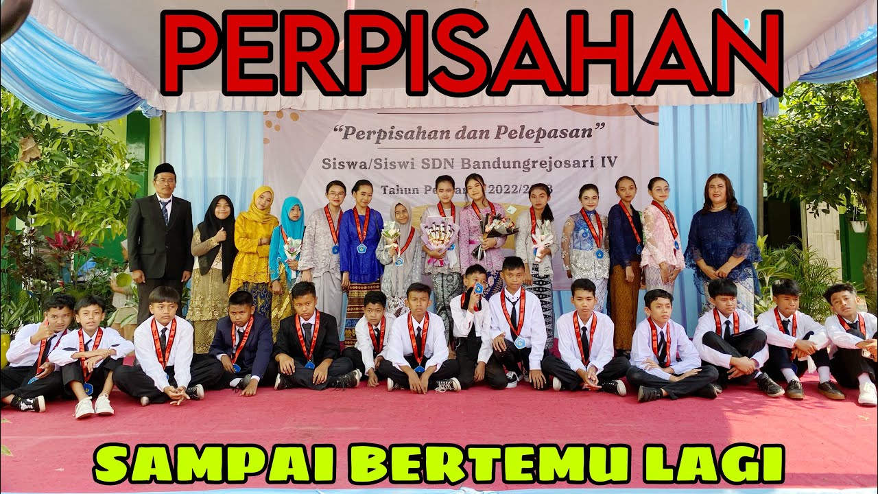 PERPISAHAN BIKIN TERHARU || PELEPASAN KELAS 6 SDN BANDUNGREJOSARI 4