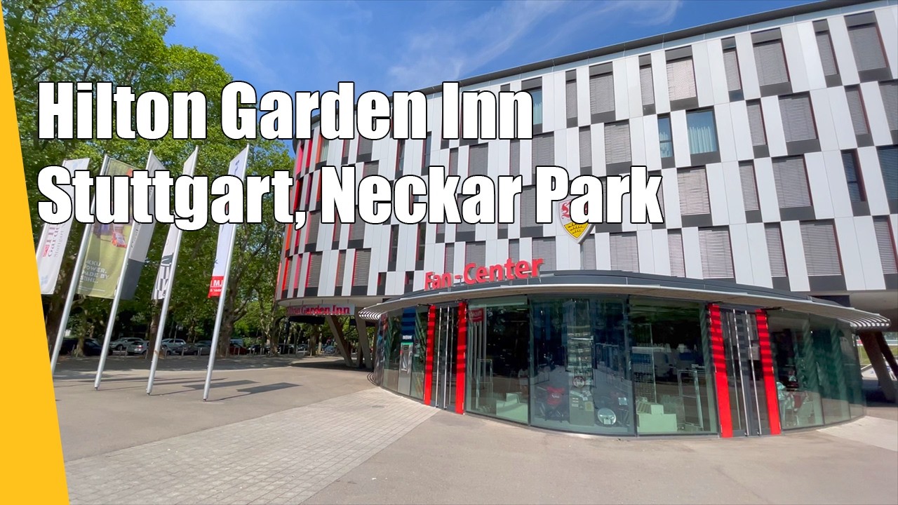 Full Review Hilton Garden Inn Stuttgart NeckarPark | Room & Dining 4K