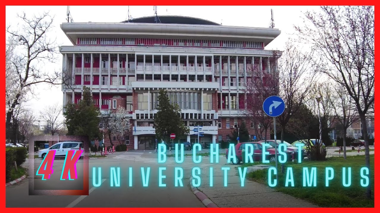 ▪4K▪Бухарестские прогулки: от кампуса Политехнического университета (UPB) до студенческого общежития