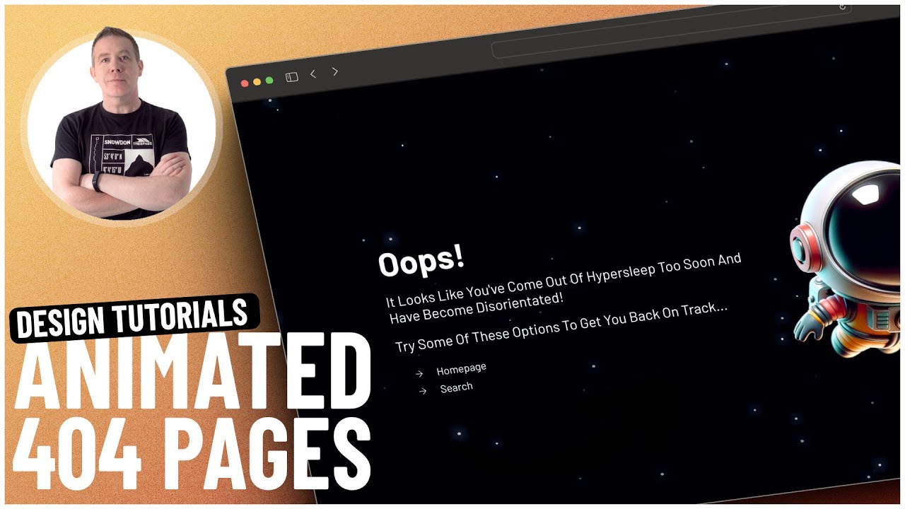 Build A Custom Animated 404 Page In Bricks Builder