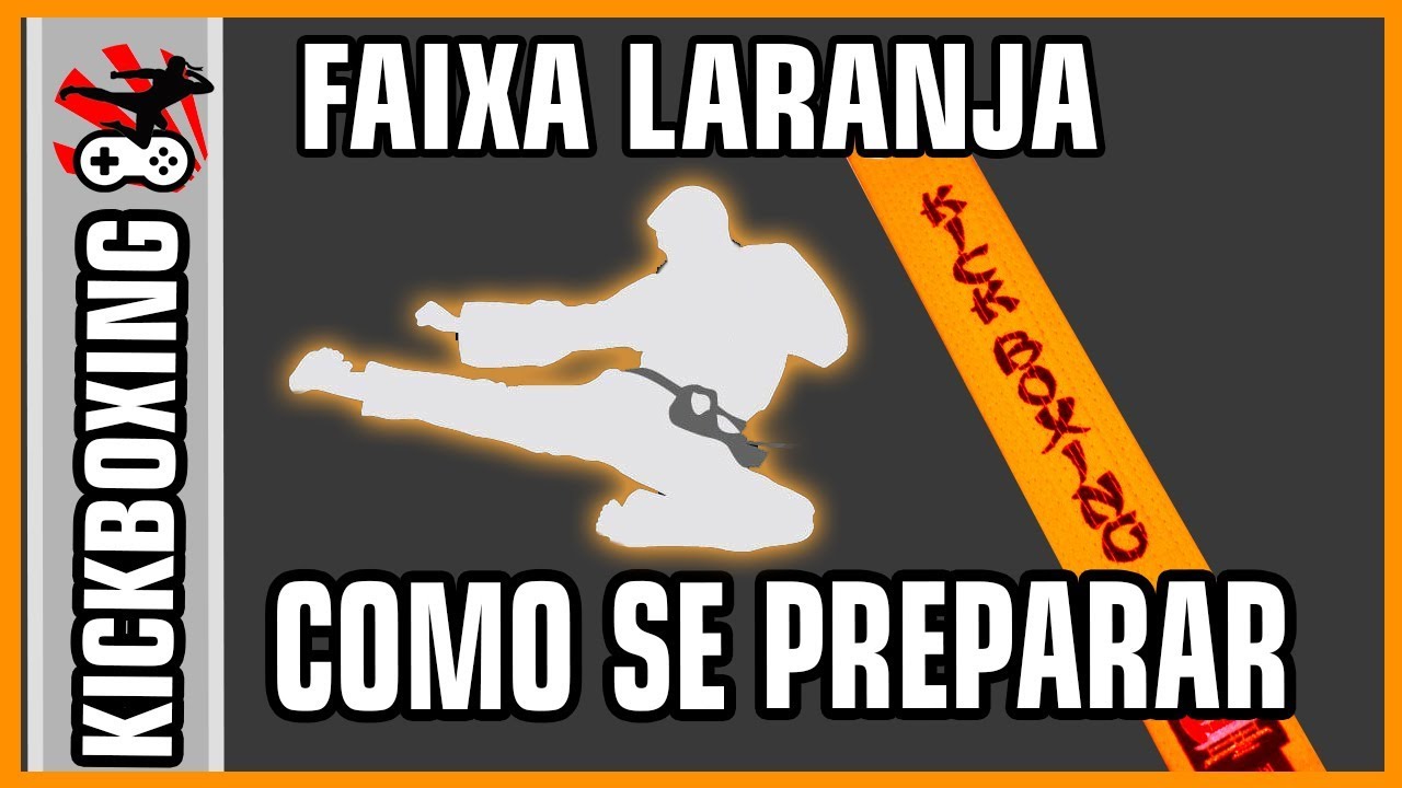 Exame Faixa Laranja KICKBOXING Graduação Teste CBKB (desatualizado)