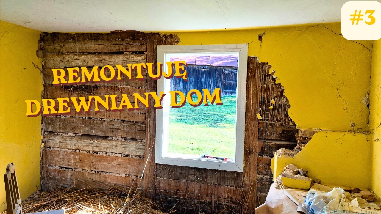 Czy ten drewniany dom runie? Odkryliśmy tajemniczy symbol [Remont Starego Domu #3]