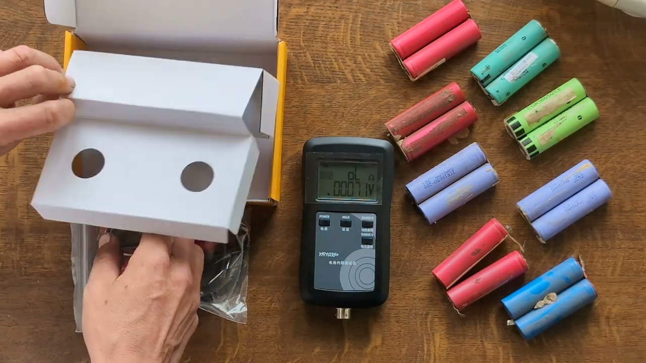 😃📏🔋 unboxing YR1035+ + moje plány (zakázková výroba 12V LiFePO4 baterií)