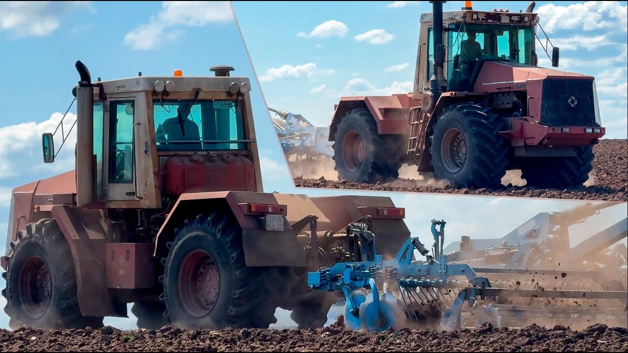 СТАРЫЙ КОНЬ борозды НЕ ПОРТИТ! Кировец К-744Р3 с дискатором Lemken Rubin 10! Дисковка после вспашки!