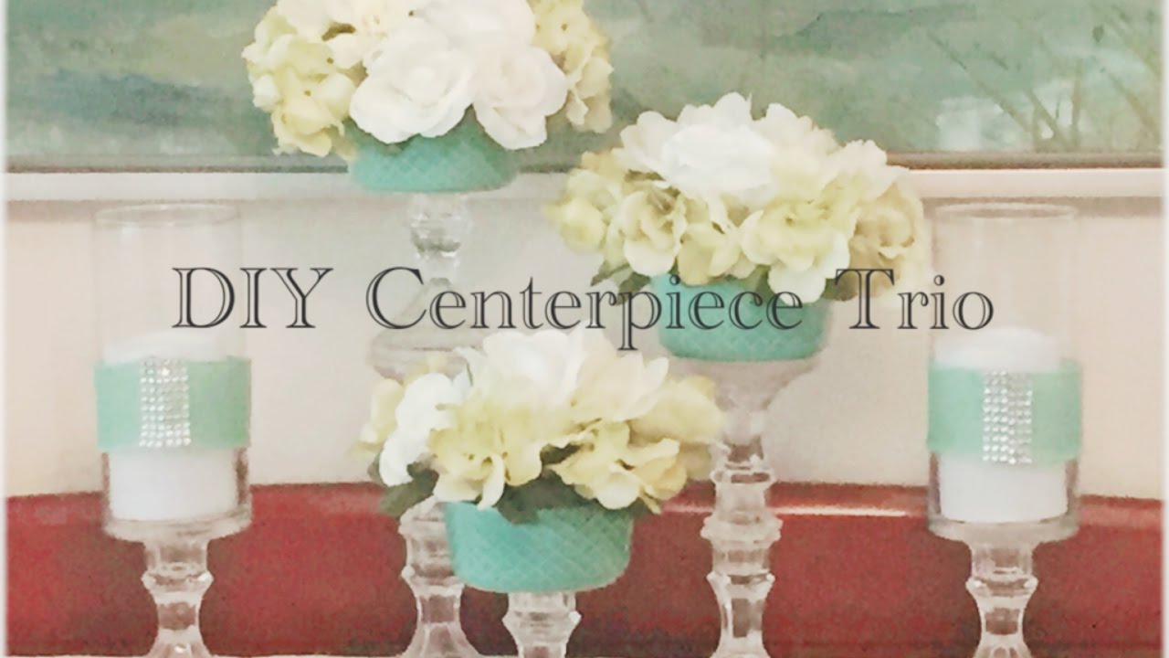 Dollar Tree & Ross DIY Glam Trio Spring Flower Arrangement