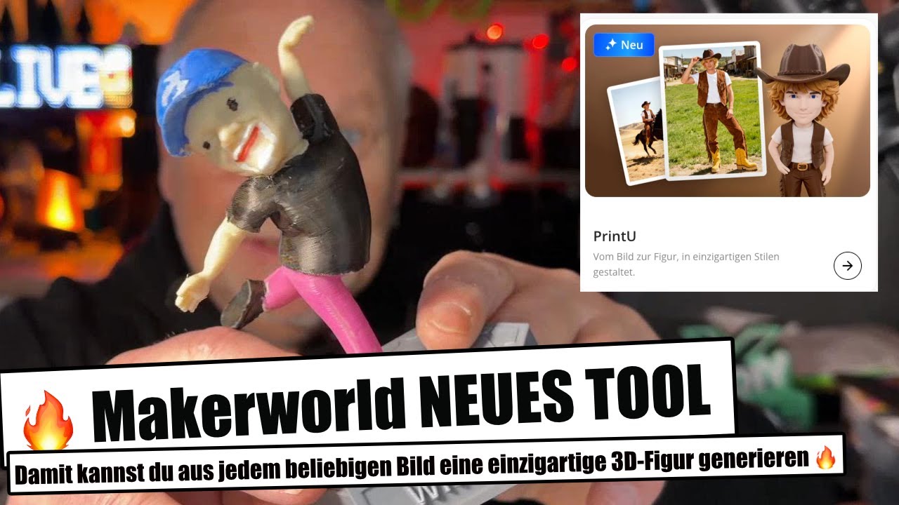 So einfach erstellst du eigene 3D-Figuren! PrintU von Makerworld Tool