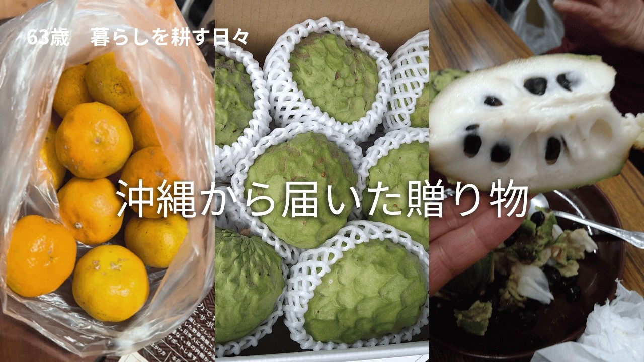 63歳 暮らしを耕す日々｜沖縄から届いた贈り物とかき氷の思い出