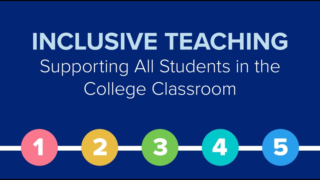MOOC INCLTEACH1x I Inclusive Teaching: Supporting All Students in the College Classroom | Trailer
