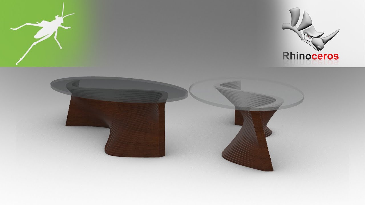 GRASSHOPPER TUTORIAL | Simple table modeling with Grasshopper | RHİNOCEROS TUTORİAL