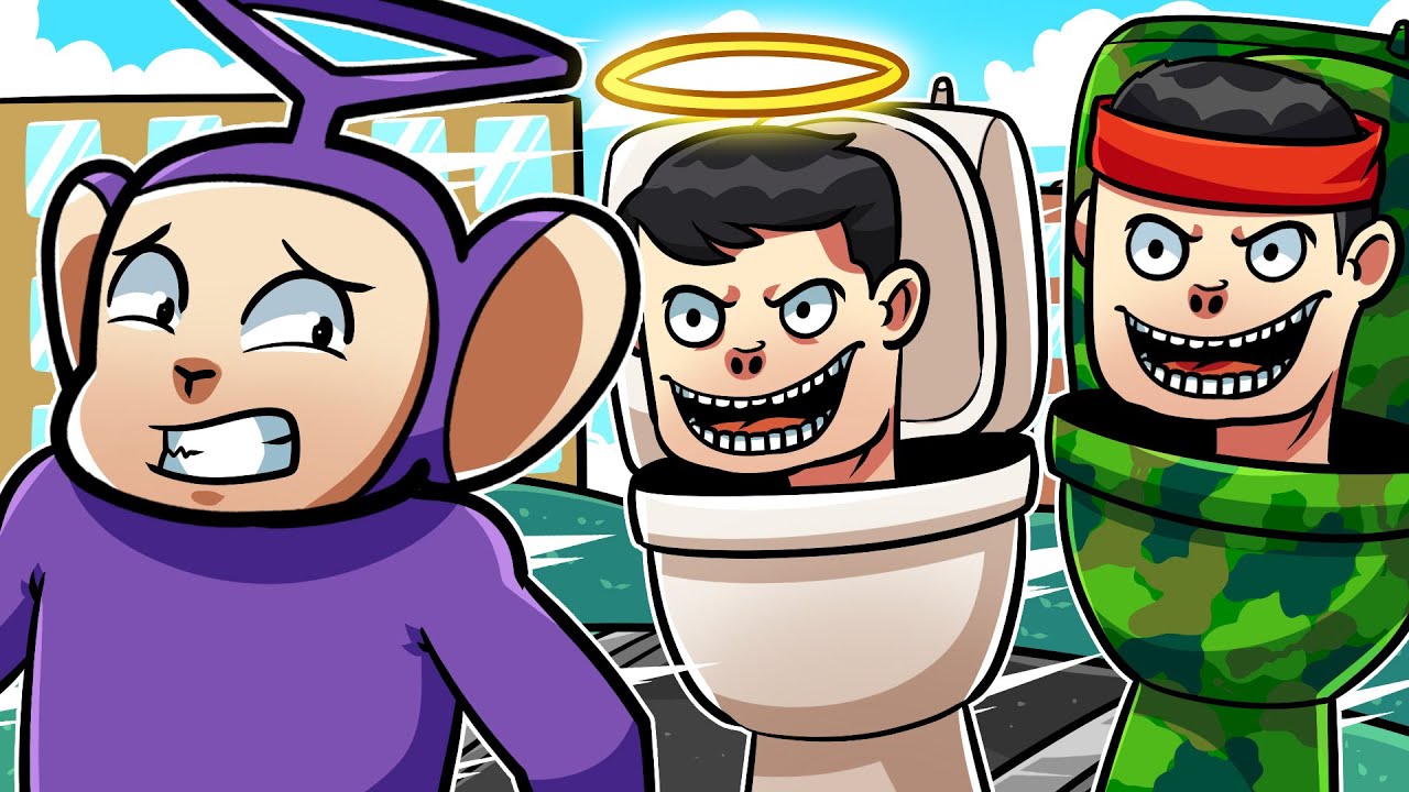 ESCAPE FROM HUNGRY SKIBIDI TOILET! | Tinky Winky Plays: Roblox Hungry Skibidi Toilet