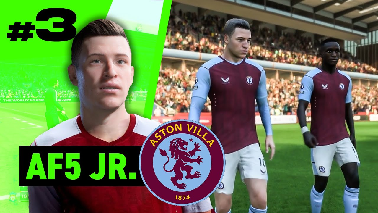 AF5 JR : D&Eacute;BUTS EN PREMIERE LEAGUE & LDC !! CARRIERE JOUEUR FC24 ! #3