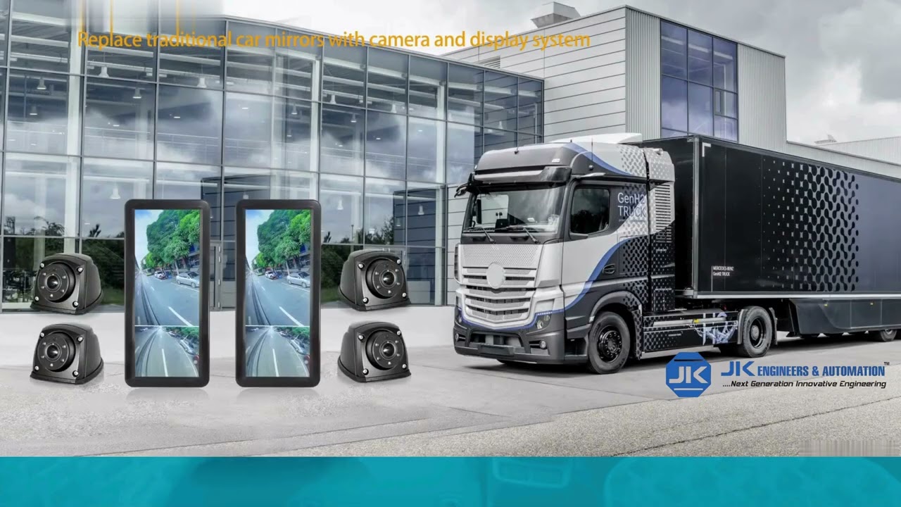 12 3 inch High Definition Rearview Electronic Mirror Monitor System Upgraded