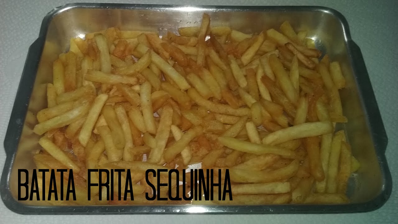 Como fritar a batata e deixar sequinha - Dicas da Rô #01