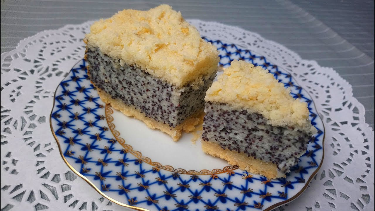 Немецкий маковый пирог | German poppy seed cake | La Marin
