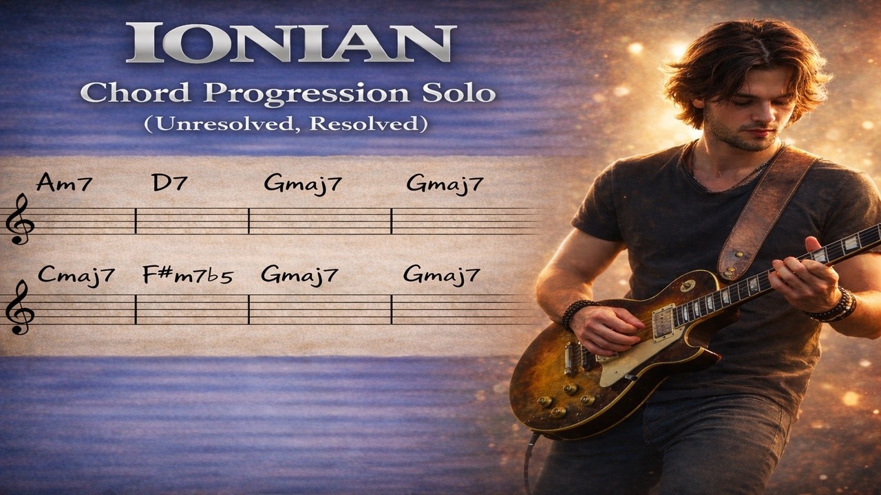 Video #17 Ionian Chord Progressions - Solo Concepts