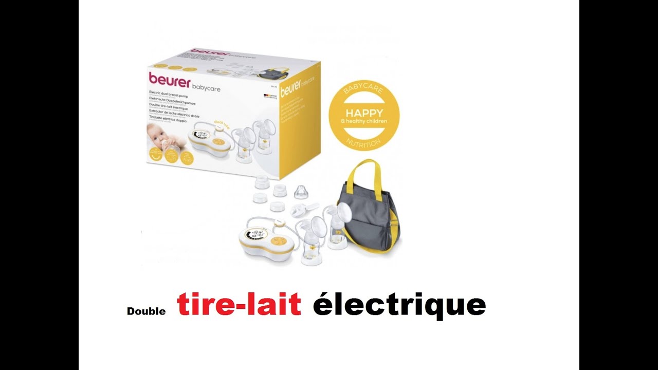 double tire lait electrique beurer BY-70 مضخة ثدي كهربائية