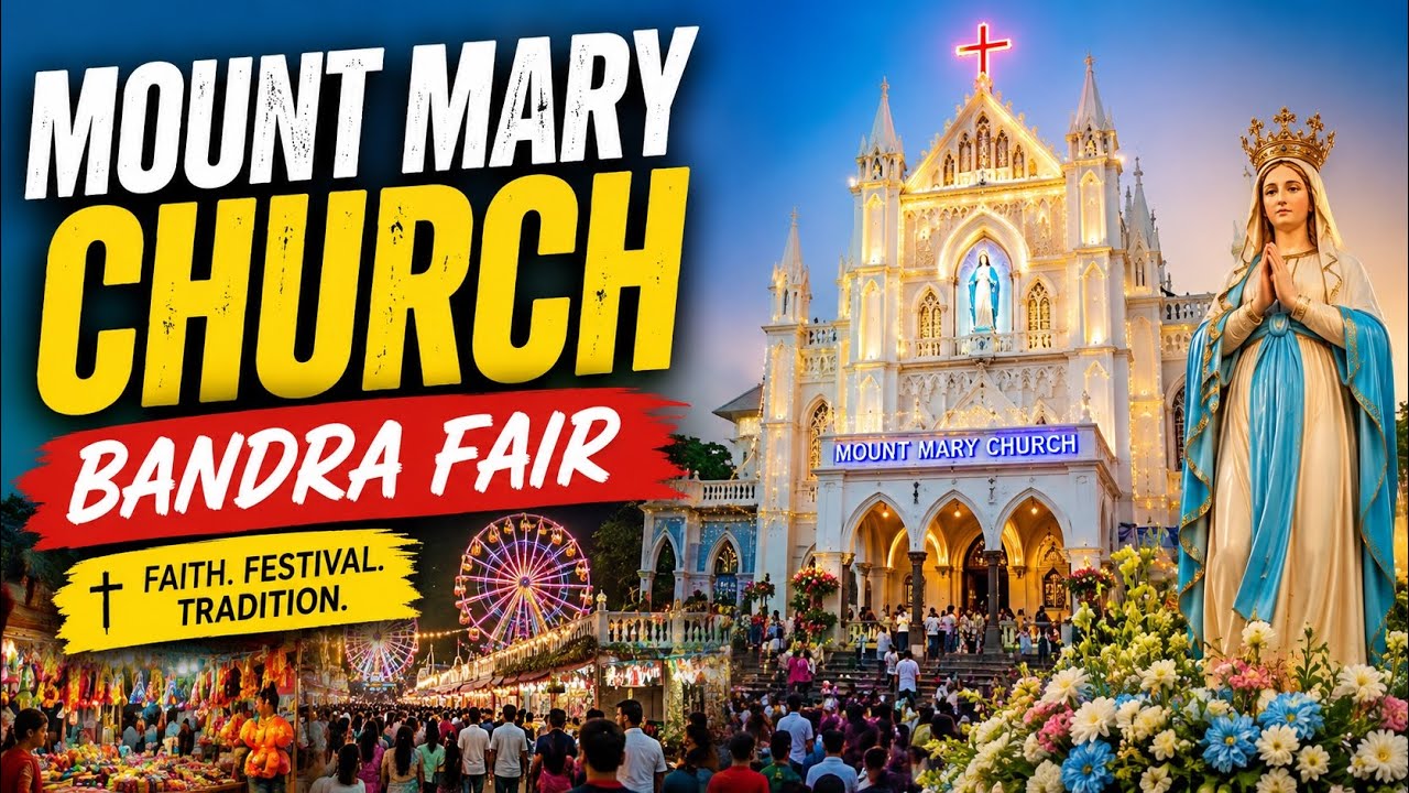 MOUNT MARY CHURCH | BANDRA FAIR 2024 | BASILICA OF OUR LADY OF THE MOUNT | BANDRA FORT | MUMBAI