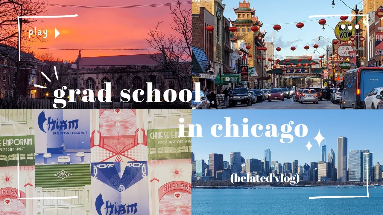 grad school vlog 📚: chinatown, museums, good food, average days, exploring chicago