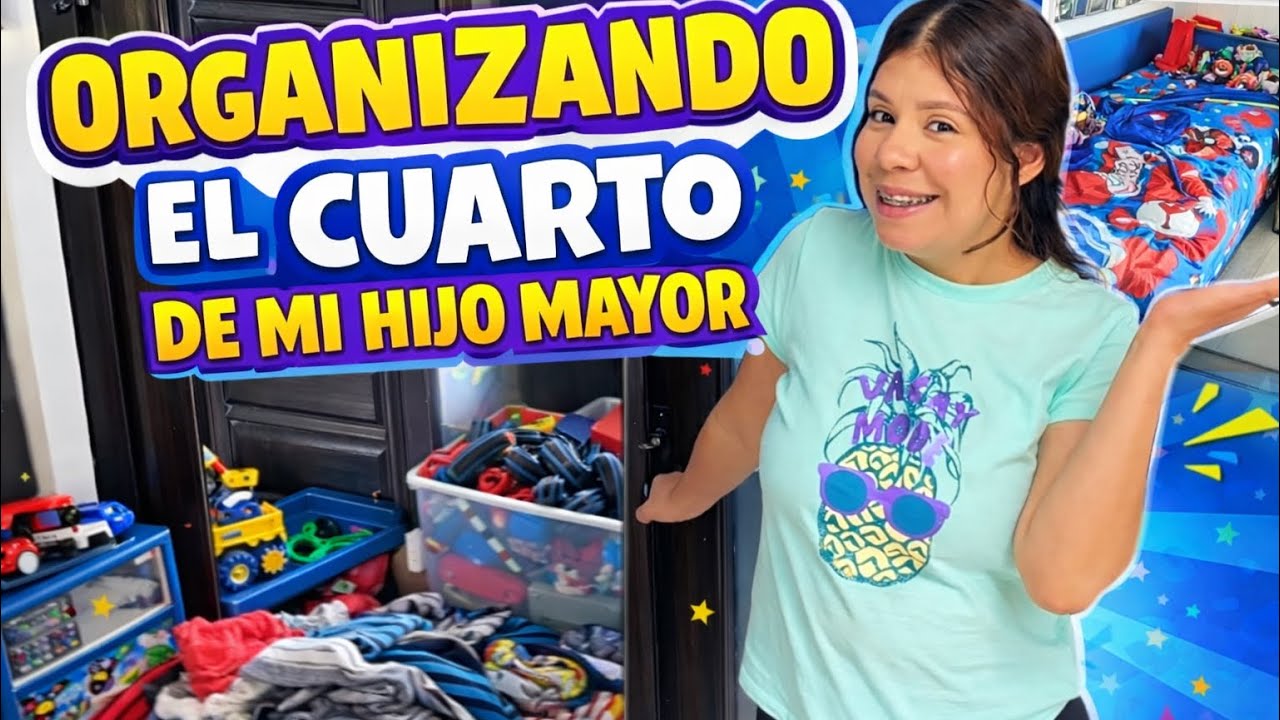 No limpié durante 1 año el cuarto de mi hijo mayor | mamá joven de 2 niños 🥴