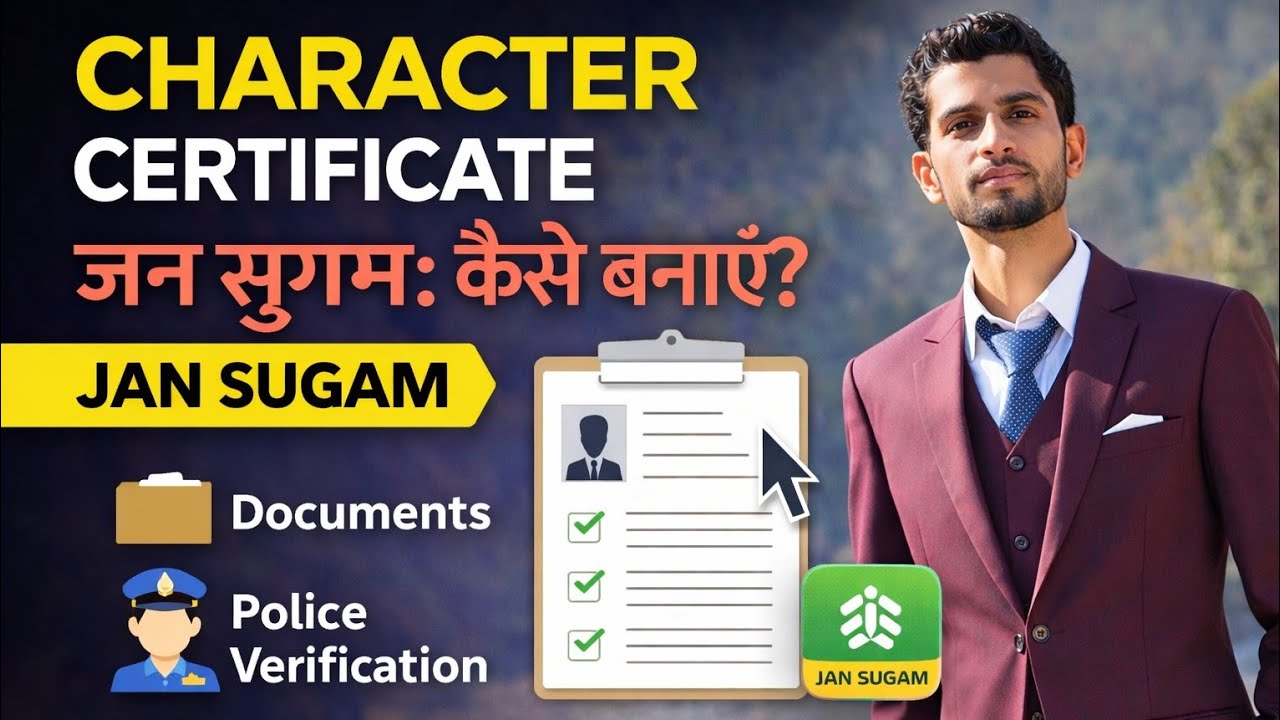 How to Apply for a Jammu and Kashmir Character Certificate Online 2026 | Full Step-by-Step Process