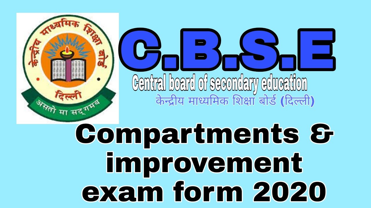 CBSE// Compartment/improvement ,