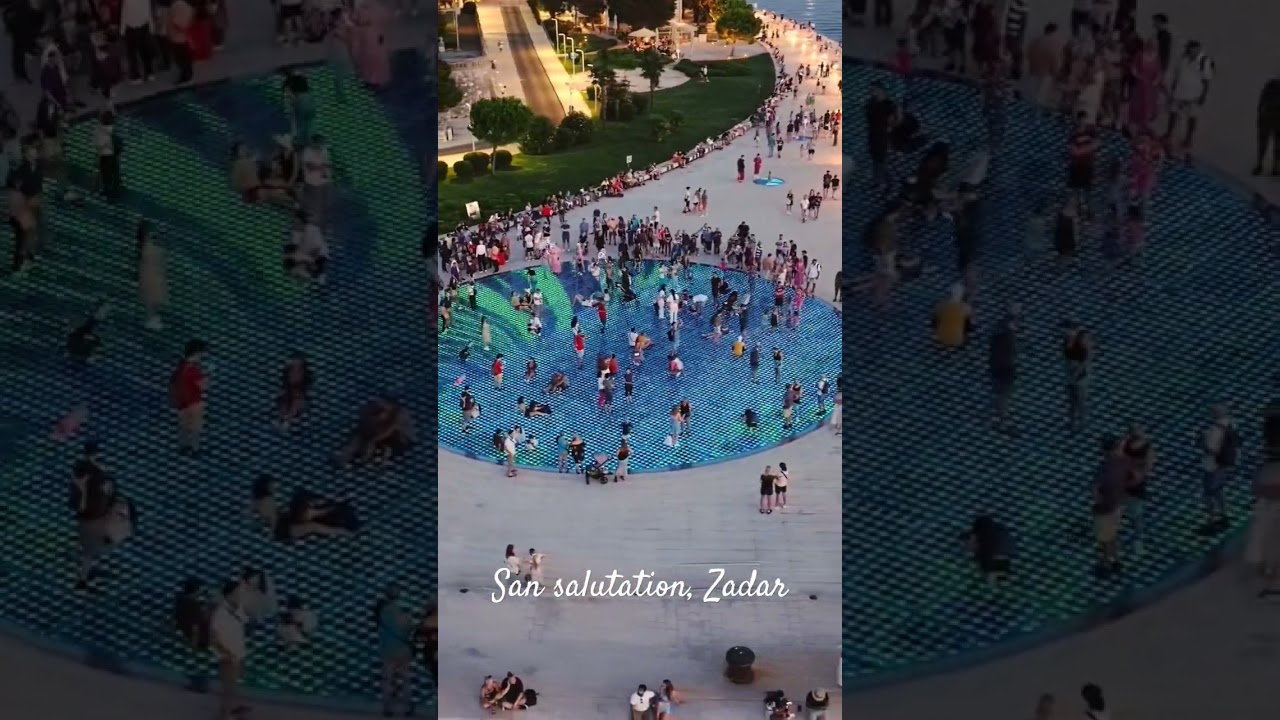 San salutation in Zadar, Croatia #zadar #croatia #adriatic