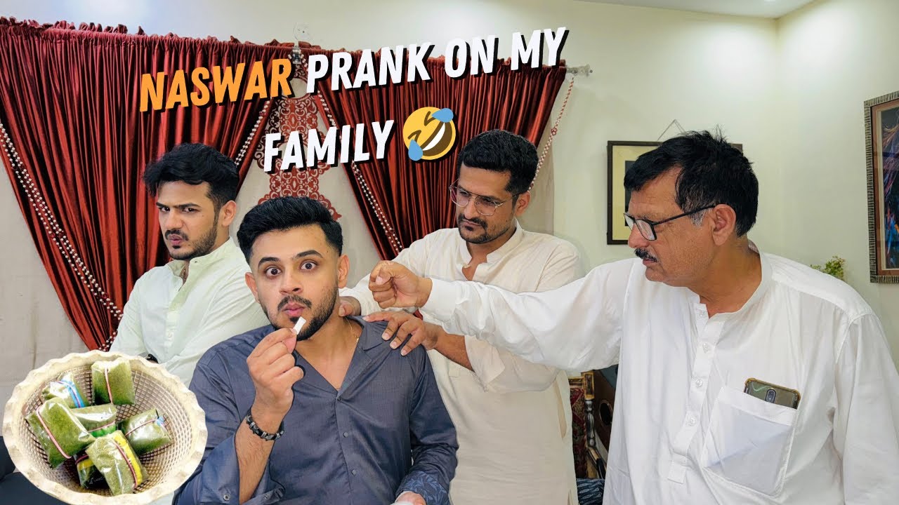 Naswar Prank Kar Diya Family Ke Sath😂 || Phas Geya