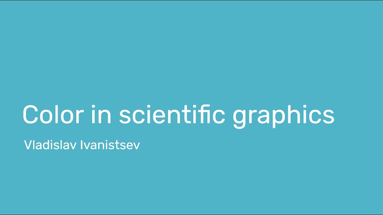 Color in scientific graphics