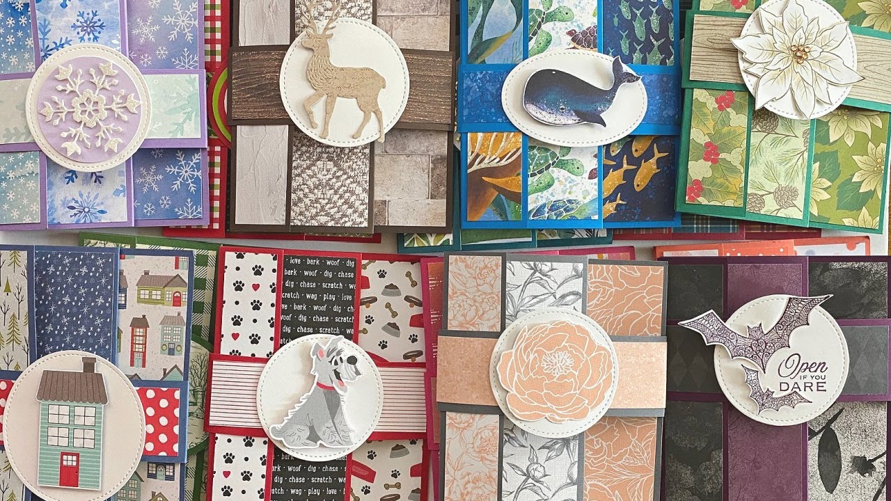 Accordion Fun Fold Cards - Make 15 Cards in No Time at All!