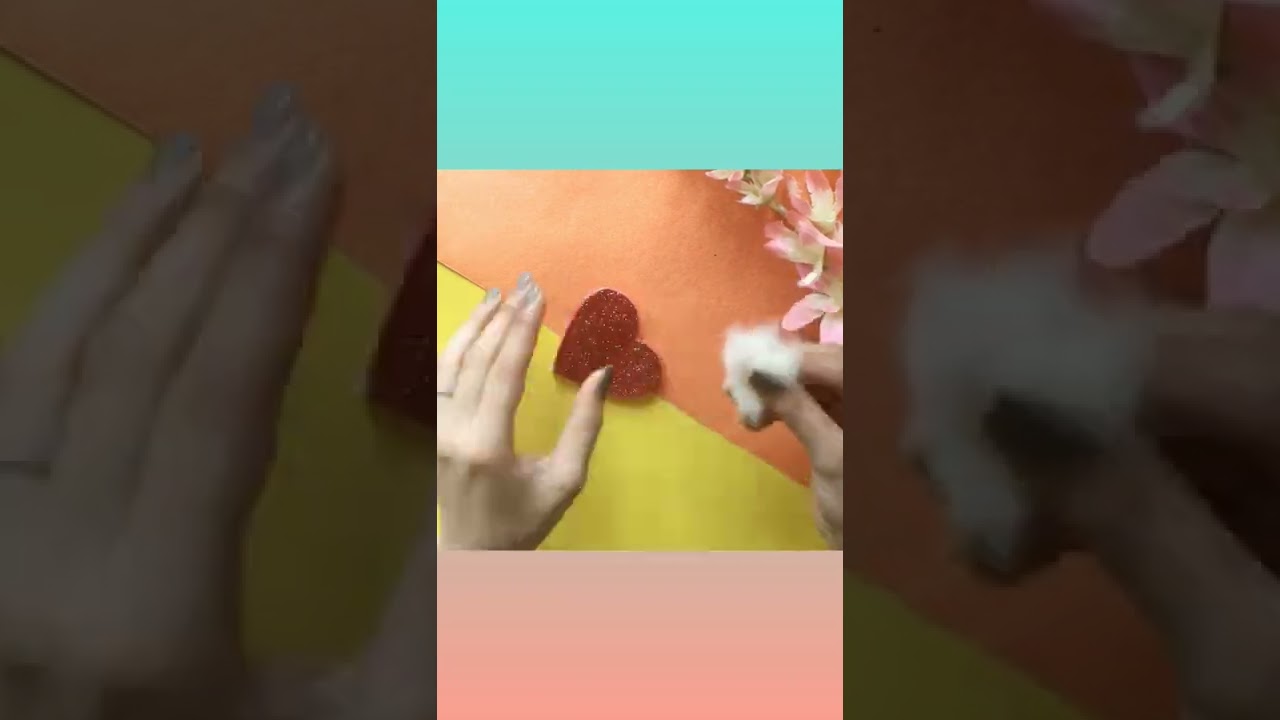 DIY PUFFY HEART | HOW TO MAKE PUFFY HEART IN JUST 1MINUTE |TRY IT NOW | #diy #heart #diyideas #ideas