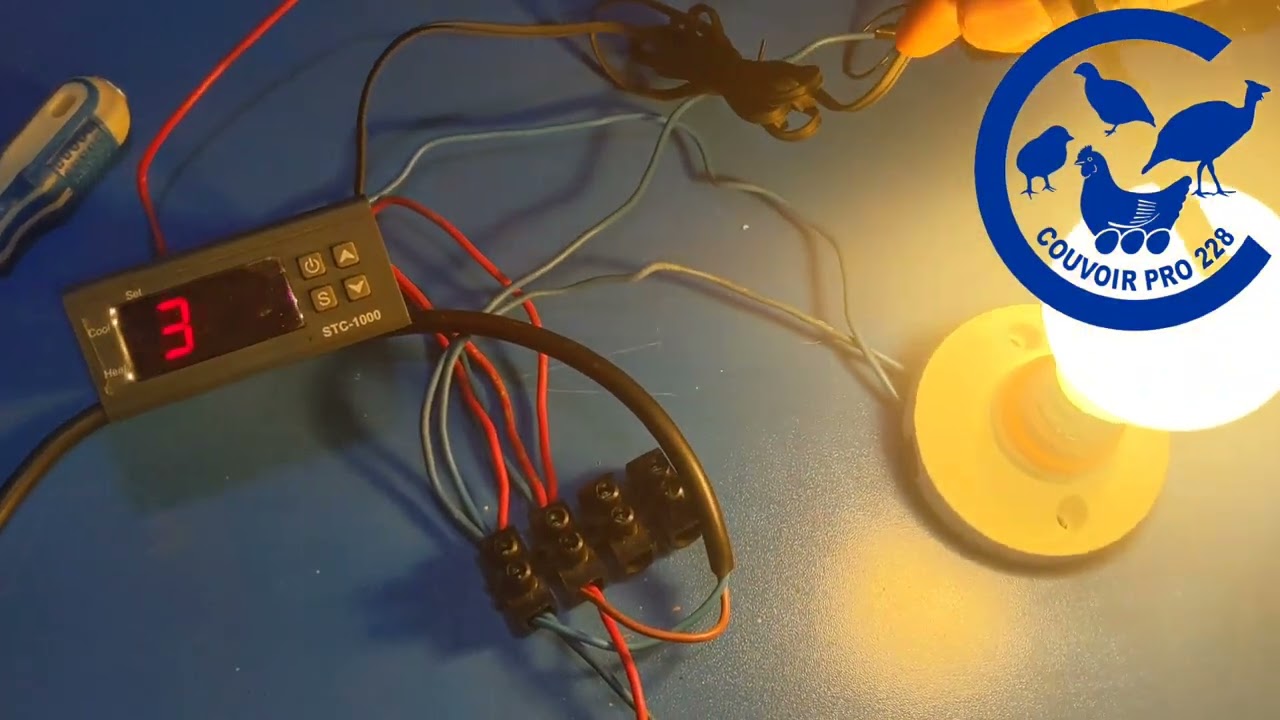 Programmation du thermostat STC 1000