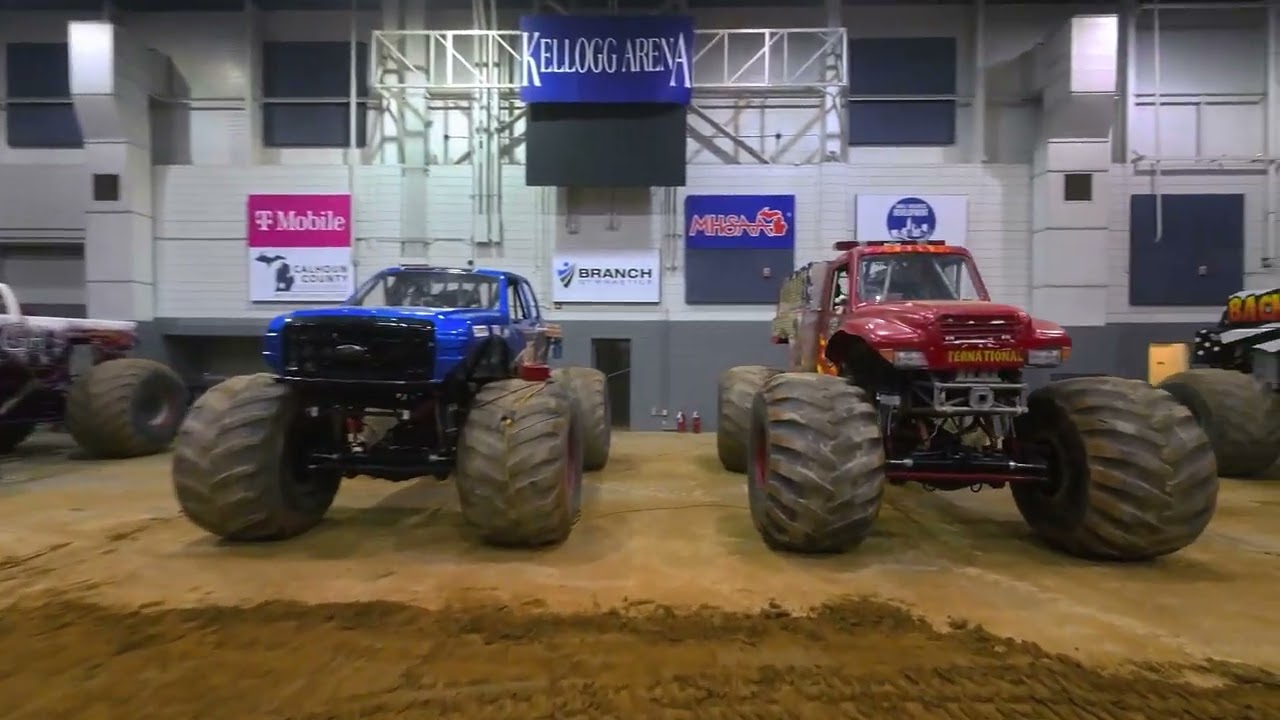 Flying the DJI Avata around Monster Trucks at Kellogg Arena in Battle Creek | Patman Droneography