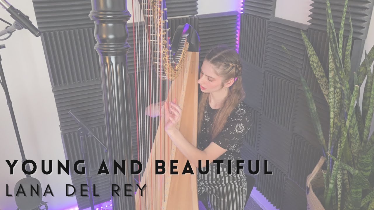 Young and Beautiful - Lana Del Rey harp cover // Bridget Jackson Harp