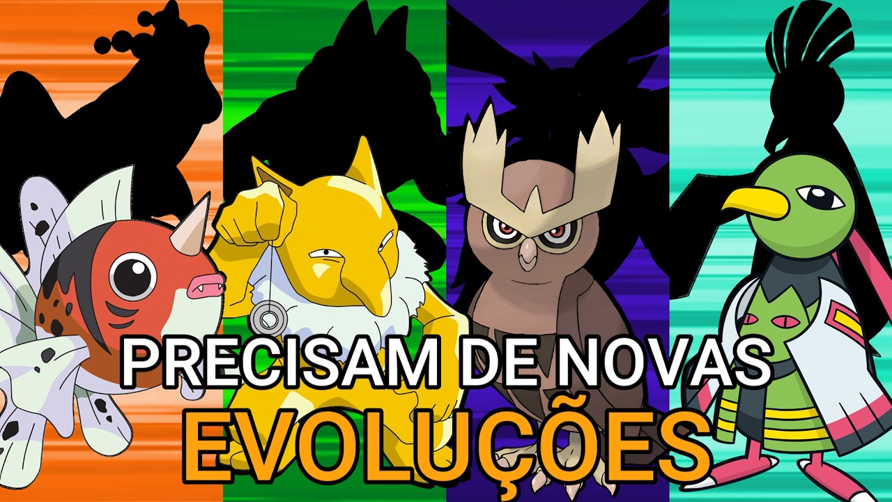 10 Pokémon de Kanto e Johto que PRECISAM de uma Evolução