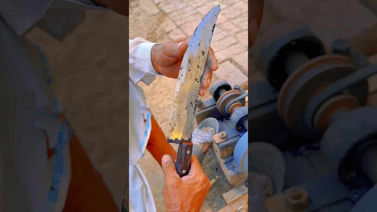 Preparing a Special knife for Eid Qurbani #shorts #short #eid #eidspecial #eidmubarak #knife #diy