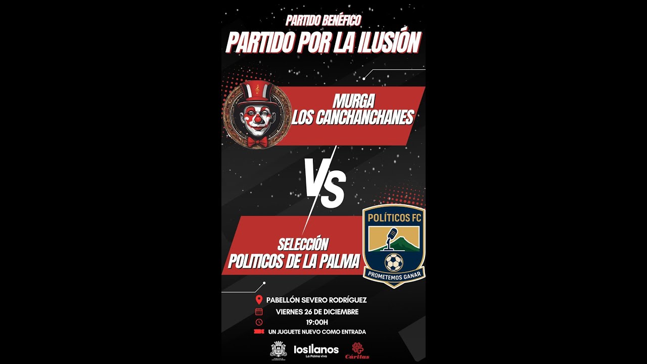 Los Llanos de Aridane acogerá un partido benéfico de fútbol sala 