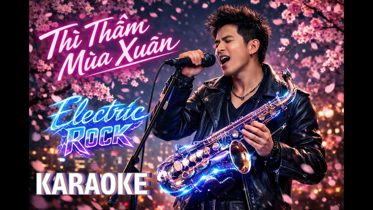Karaoke Thì Thầm Mùa Xuân Electric Rock Tác giả: Ngọc Châu LLQ Cover